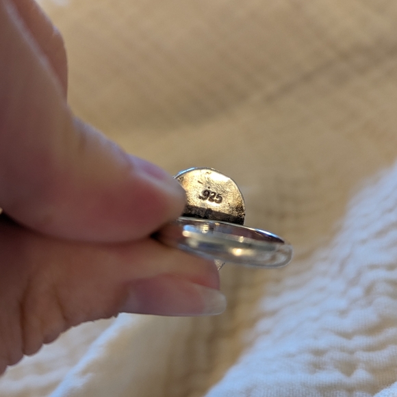 Deep Blue Turquoise Ring - Picture 3 of 3